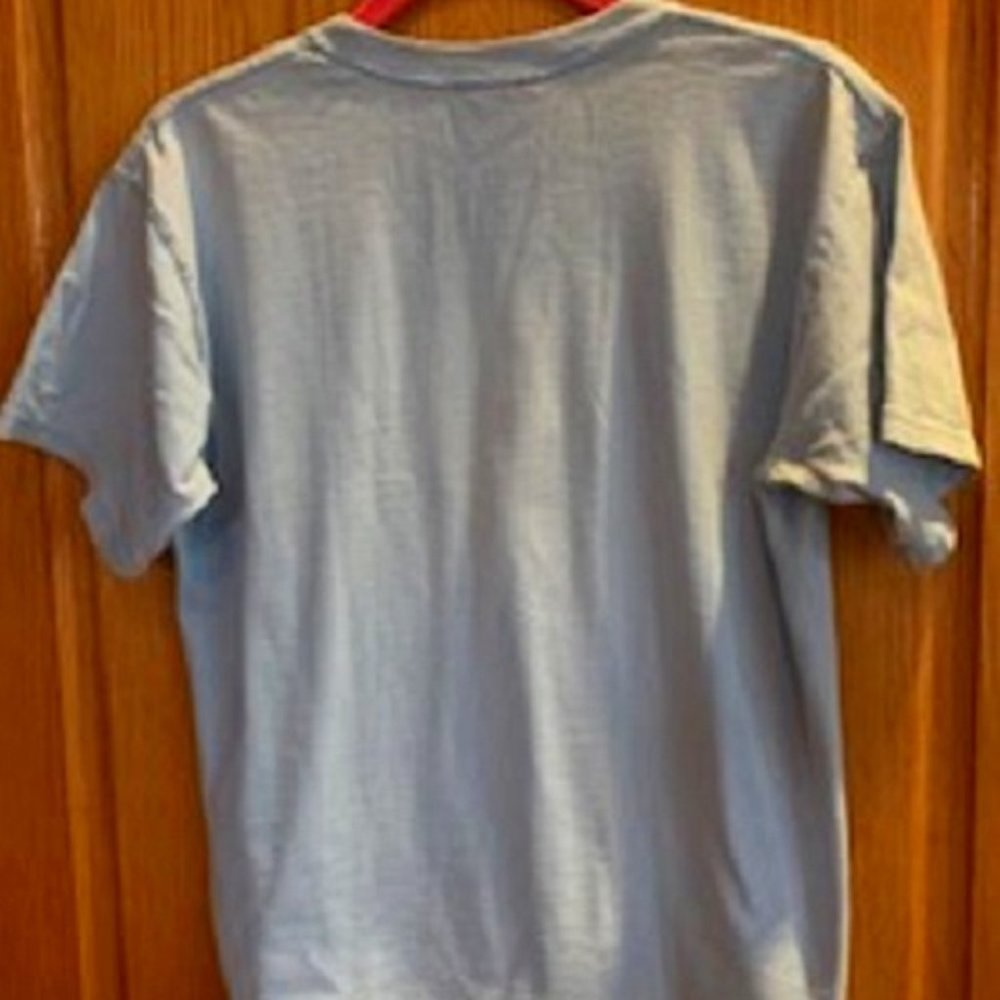 Junior Unisex Pirana Joe Jamaica Blue T-Shirt 100% Cotton Sz: G/L - Picture 4 of 6